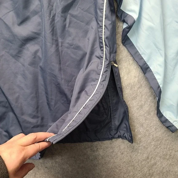 Nike 1/2 Zip Pullover Windbreaker Clima-Fit Jacket Womens LARGE Blue Golf Vented - Picture 10 of 15